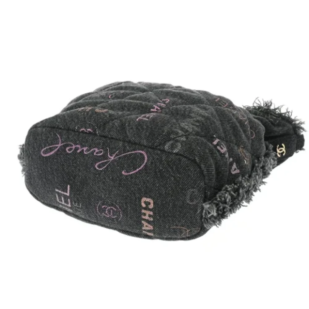 Chanel Vintage Pre-owned Denim chanel-bags Black Dames