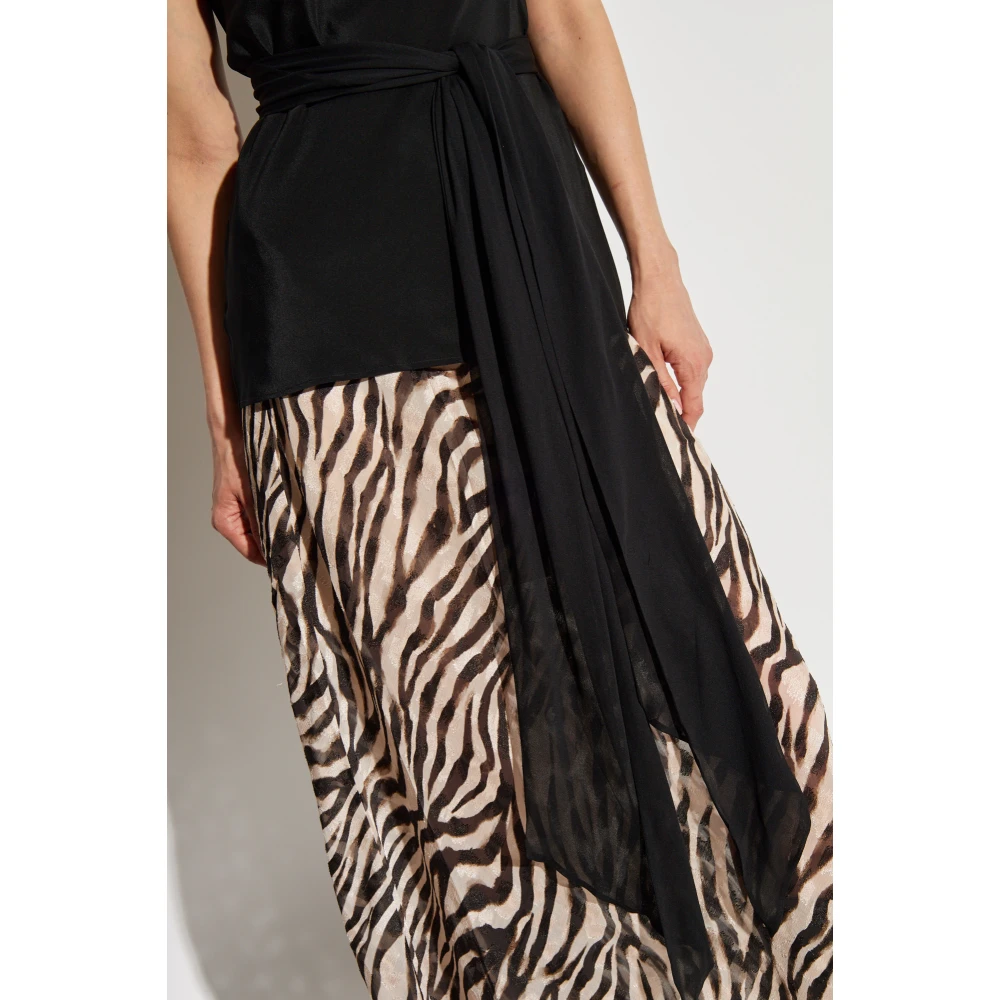 Helmut Lang Tie-Up Top Black Dames