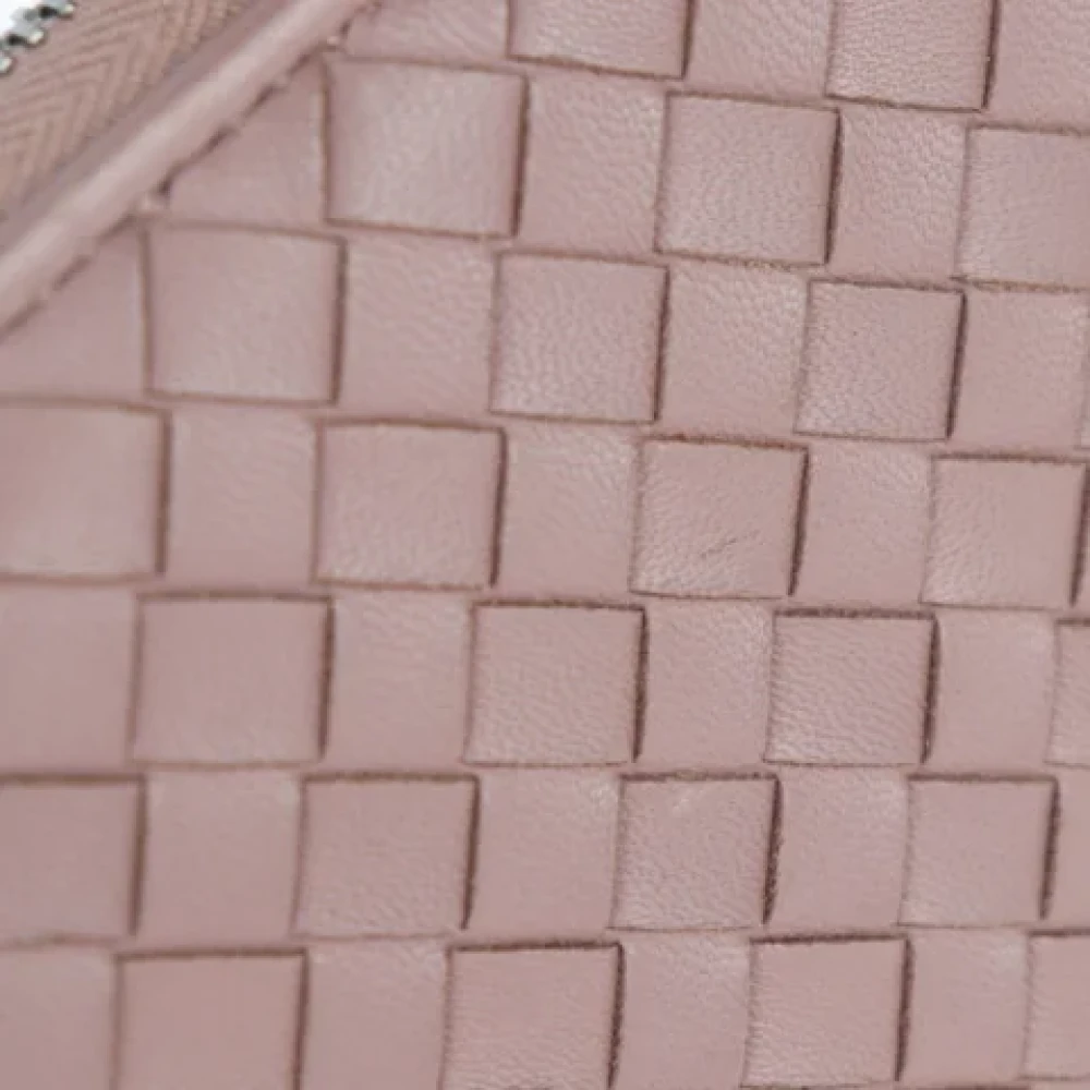 Bottega Veneta Vintage Pre-owned Leather wallets Pink Dames