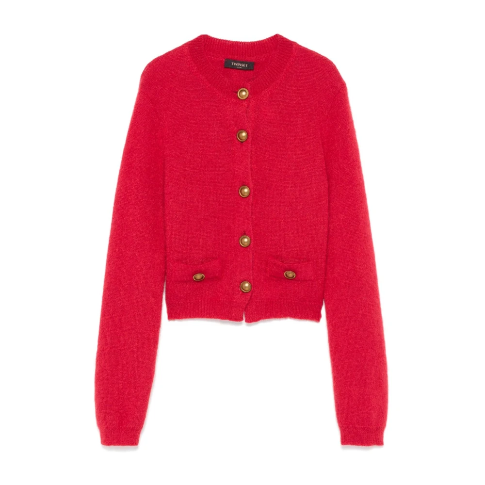 Twinset Rood Gebreid Trui Set Red Dames