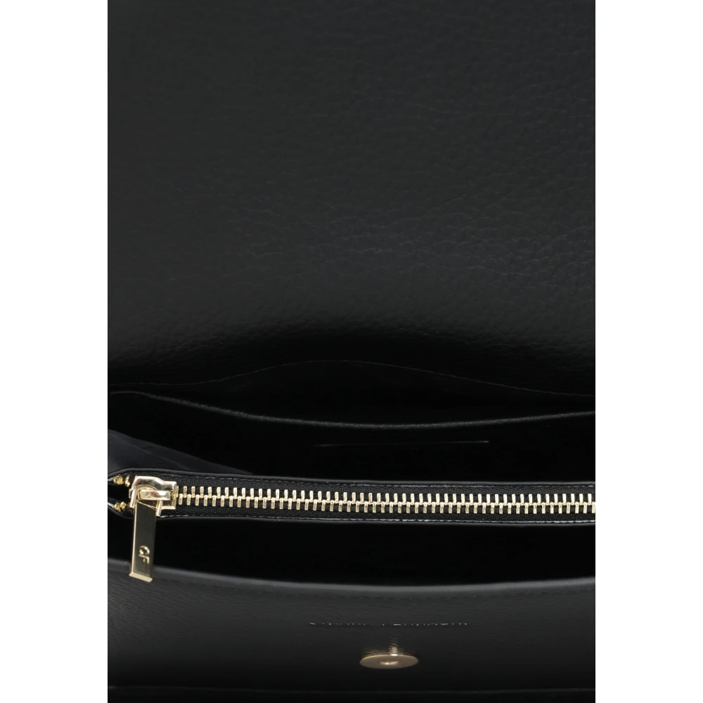 Chiara Ferragni Collection Zwarte schoudertas met kenmerkende textuur Black Dames