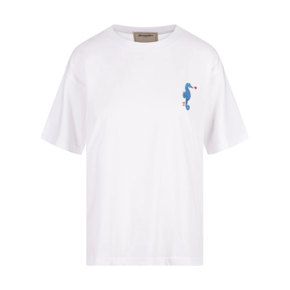 Alessandro Enriquez T-Shirts White Dames