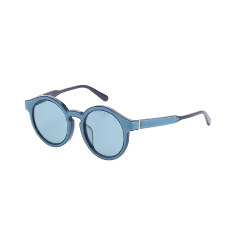 Loewe Pre-owned Leather sunglasses Blue Heren