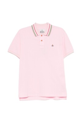 polo-rose-a-rayures-col-boutonne