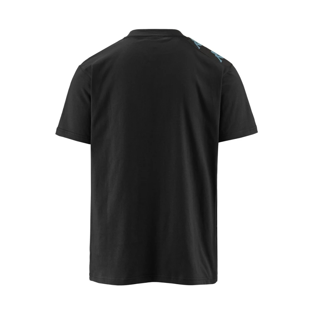 Kappa Korte Mouw T-shirt Black Heren