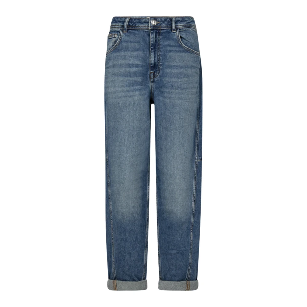 MOS MOSH Vintage Gewassen Boyfriend Jeans Blue Dames