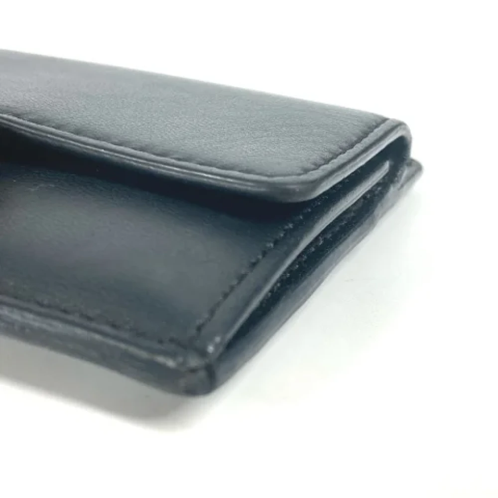 Fendi Vintage Pre-owned Leather home-office Black Dames