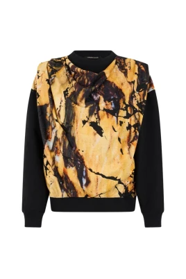 Marble Print Sweatshirt