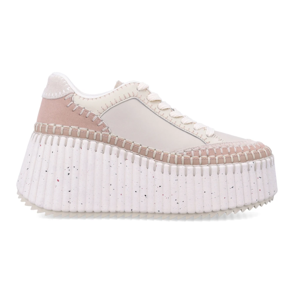 Chloé - Shoes > Sneakers - Beige - Chloé - Modalova