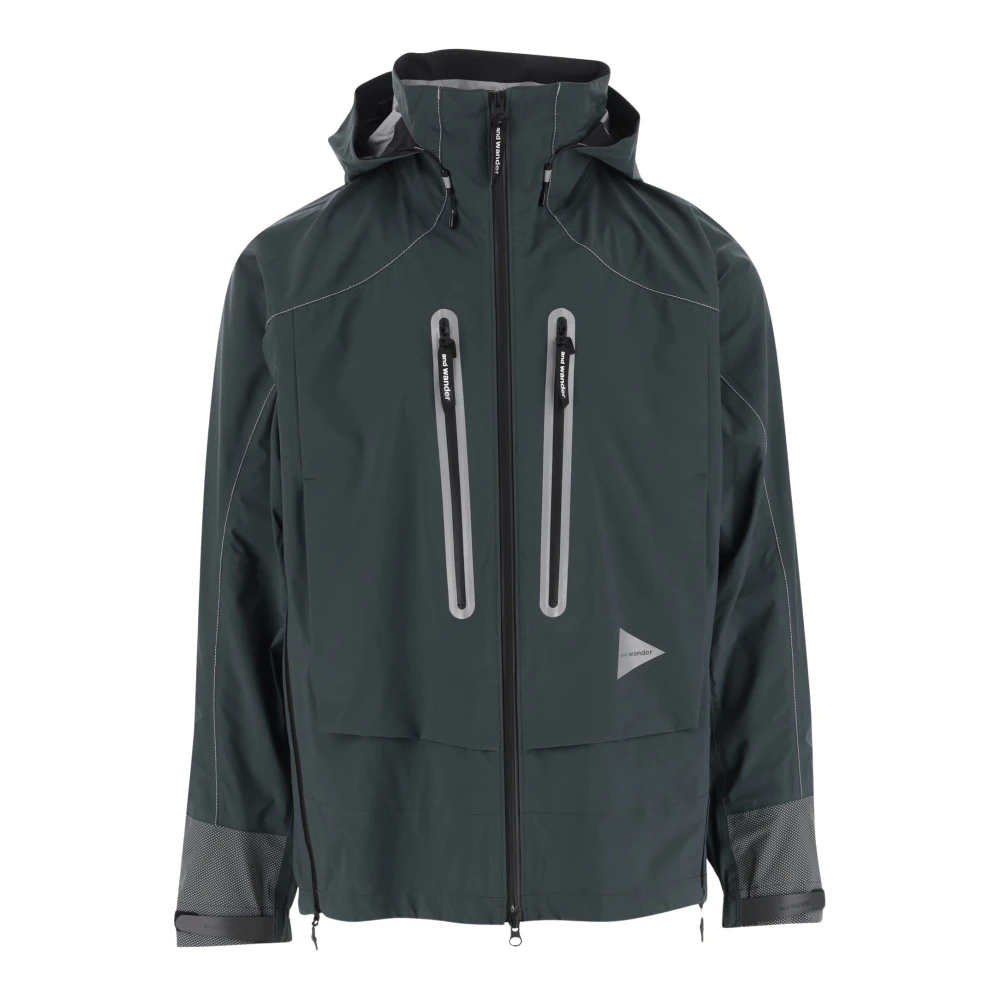 And Wander Groene Nylon Outdoor Avontuur Jas Green Heren