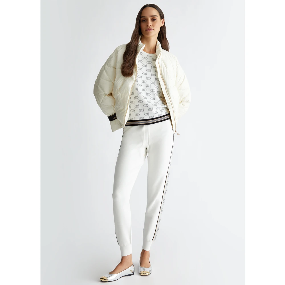 Liu Jo Gebreide Joggingbroek White Dames
