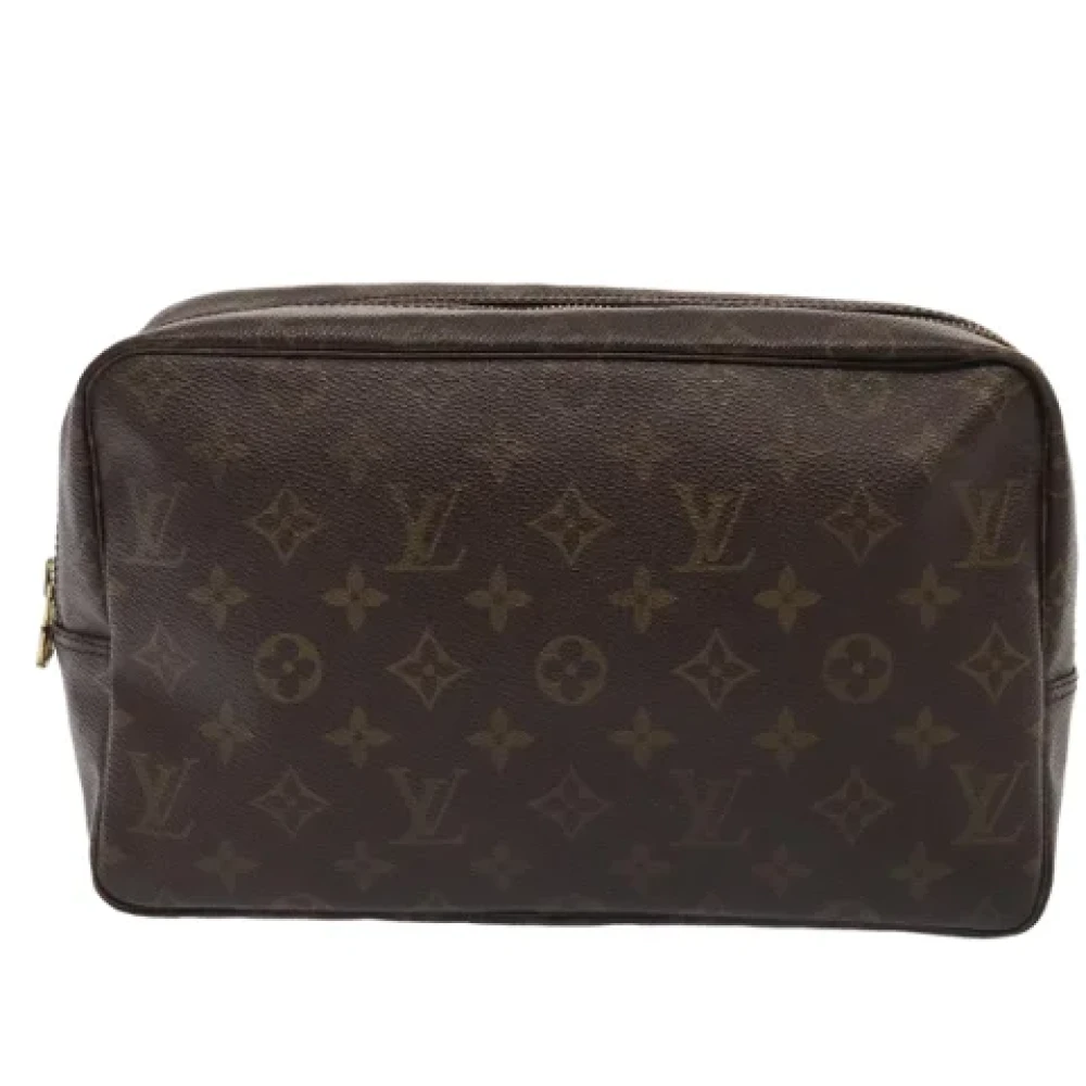 Louis Vuitton Vintage Pre-owned Canvas clutches Brown Dames