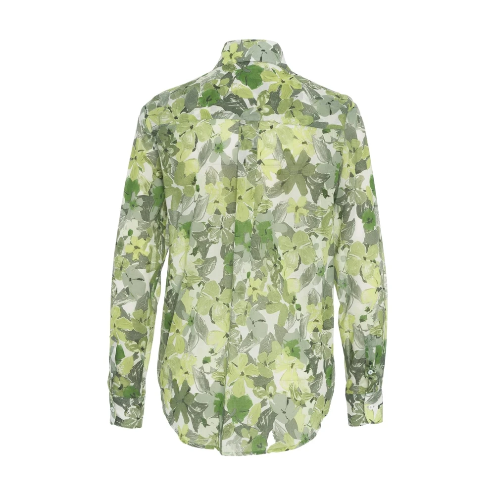 Himon's Groene Bloes met Bloemen en Zakken Green Dames