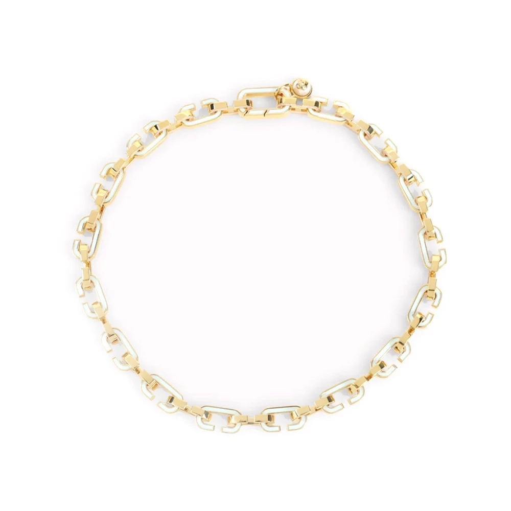 Casablanca Women's Yellow Enamel C Link Necklace - Necklaces - One Size - Accessories