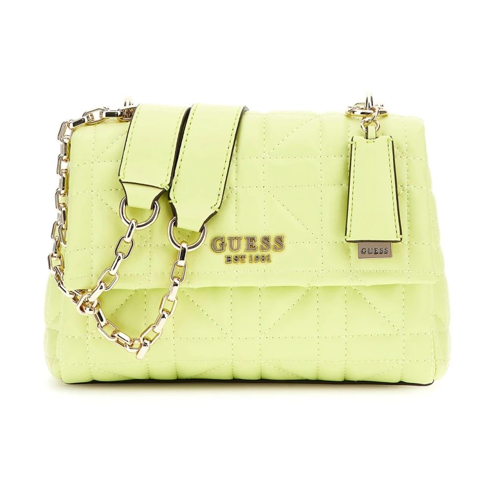 Guess Gewatteerde Schoudertas Green Dames