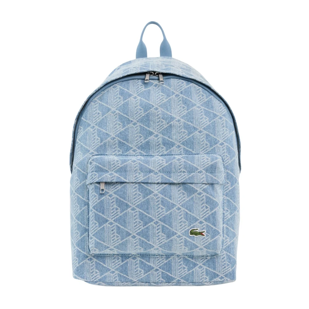 Lacoste Donna Blu Borse, Taglia Unica, New,