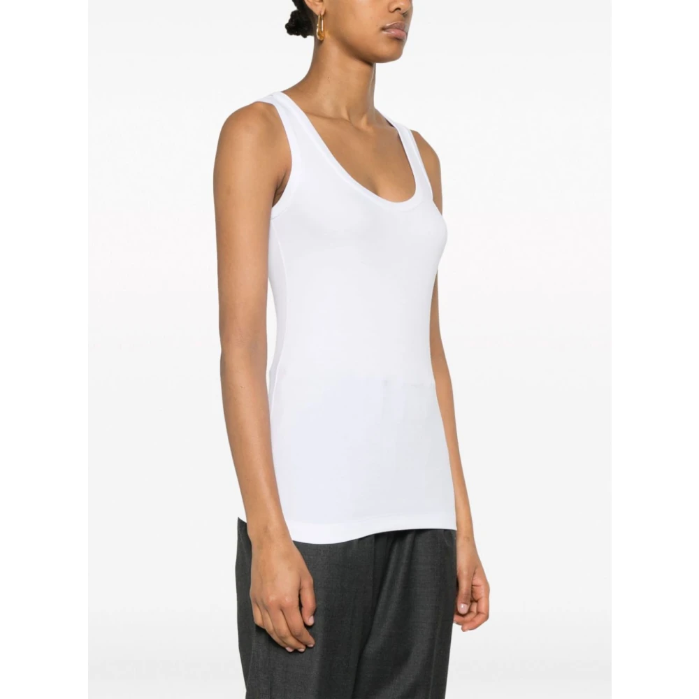 BRUNELLO CUCINELLI Witte Top Elegante Stijl White Dames