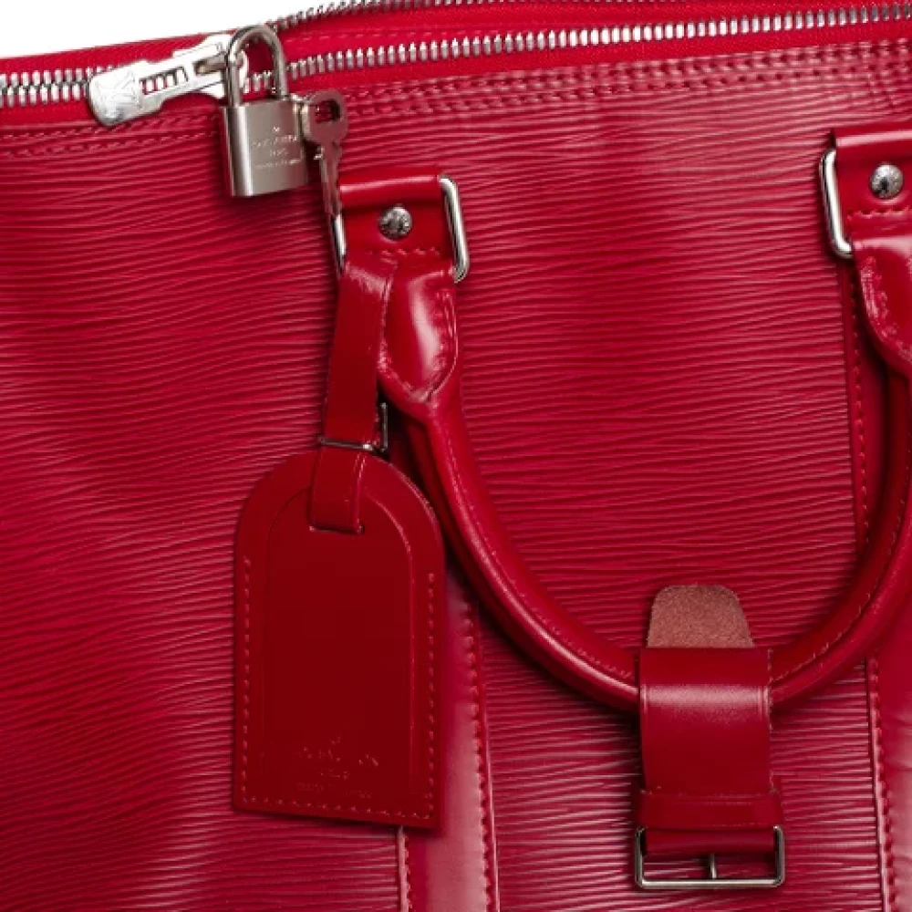 Louis Vuitton Vintage Pre-owned Leather handbags Red Dames