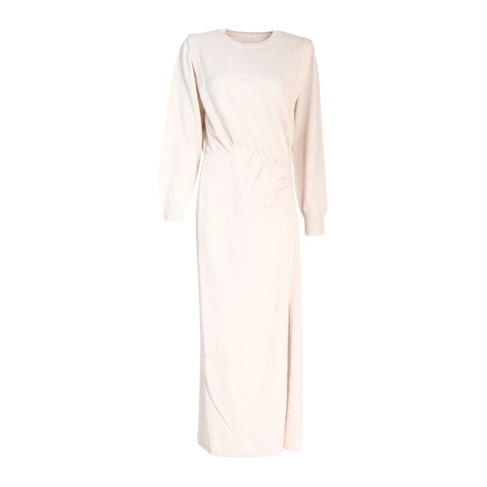 March23 Maxi Jurk Zomer Bloemprint Beige Dames