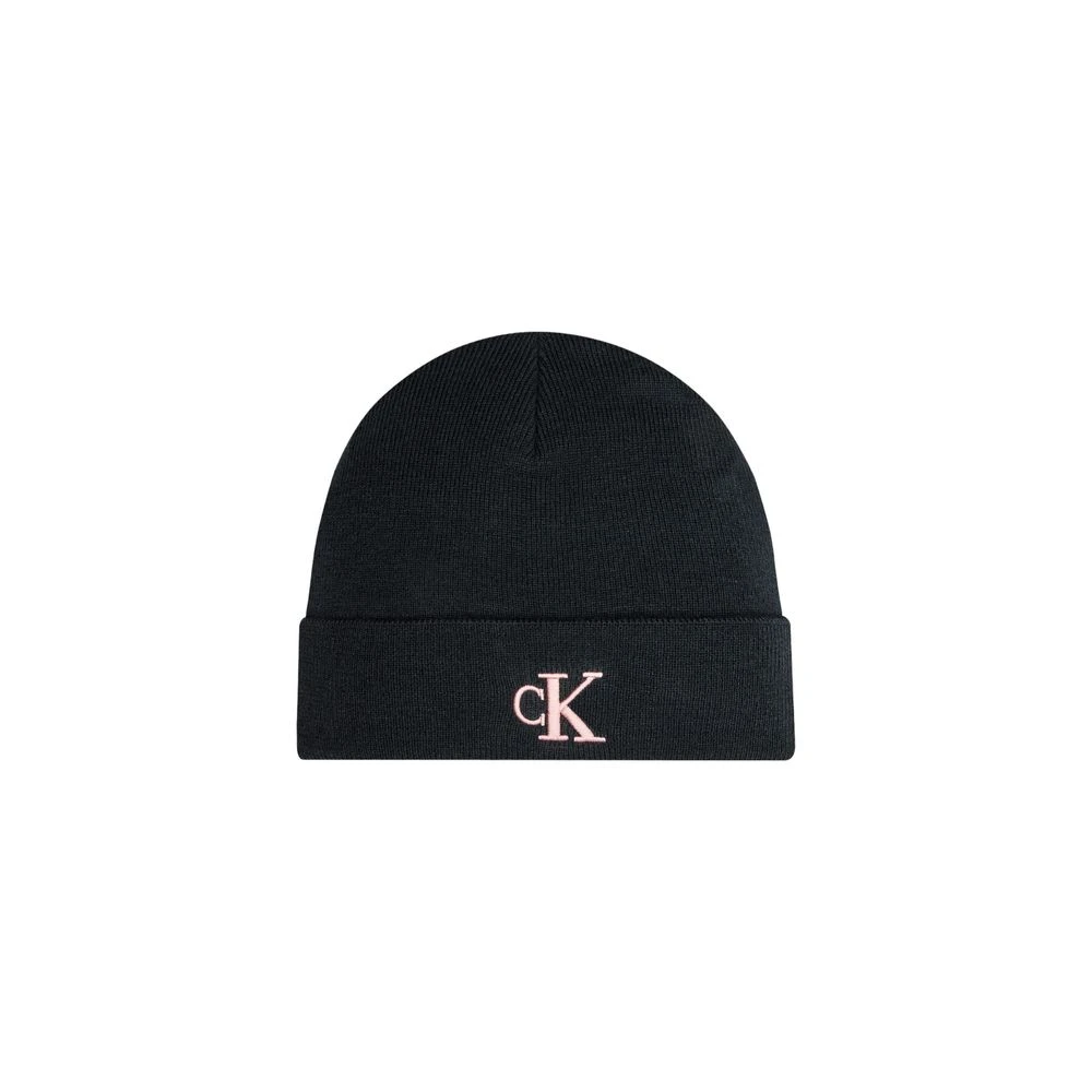 Calvin Klein Jeans Women's Pink Polyester Beanie Hat