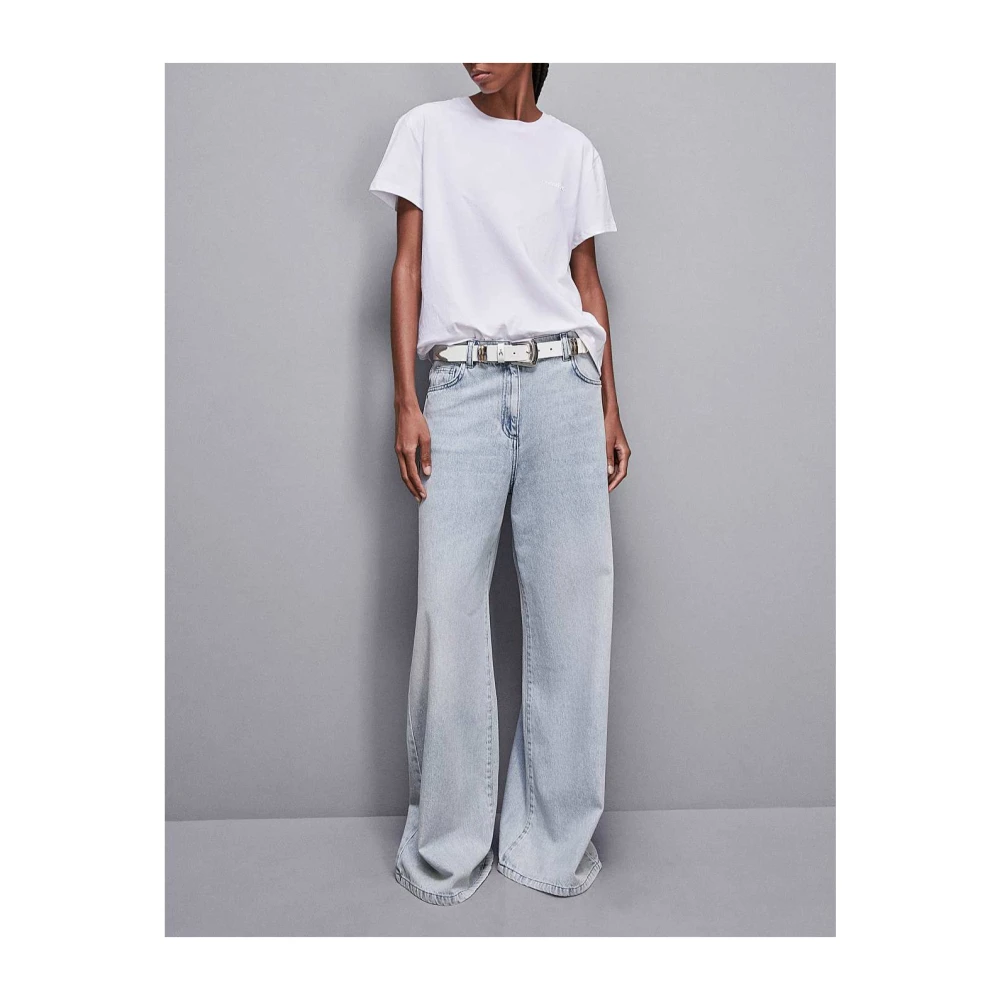 PATRIZIA PEPE Logo Essential T-shirt Art. 8M1543J111 White Dames