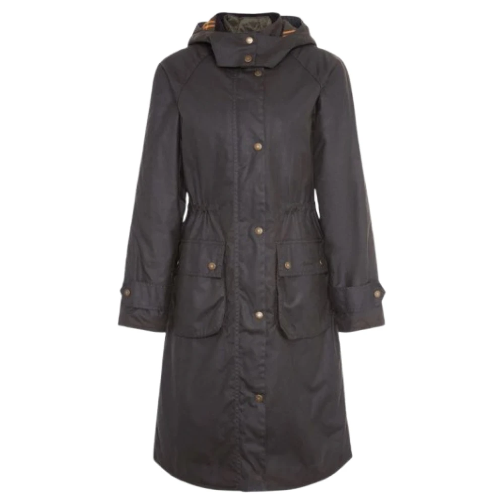 Barbour Channic Wax Jas Black Dames