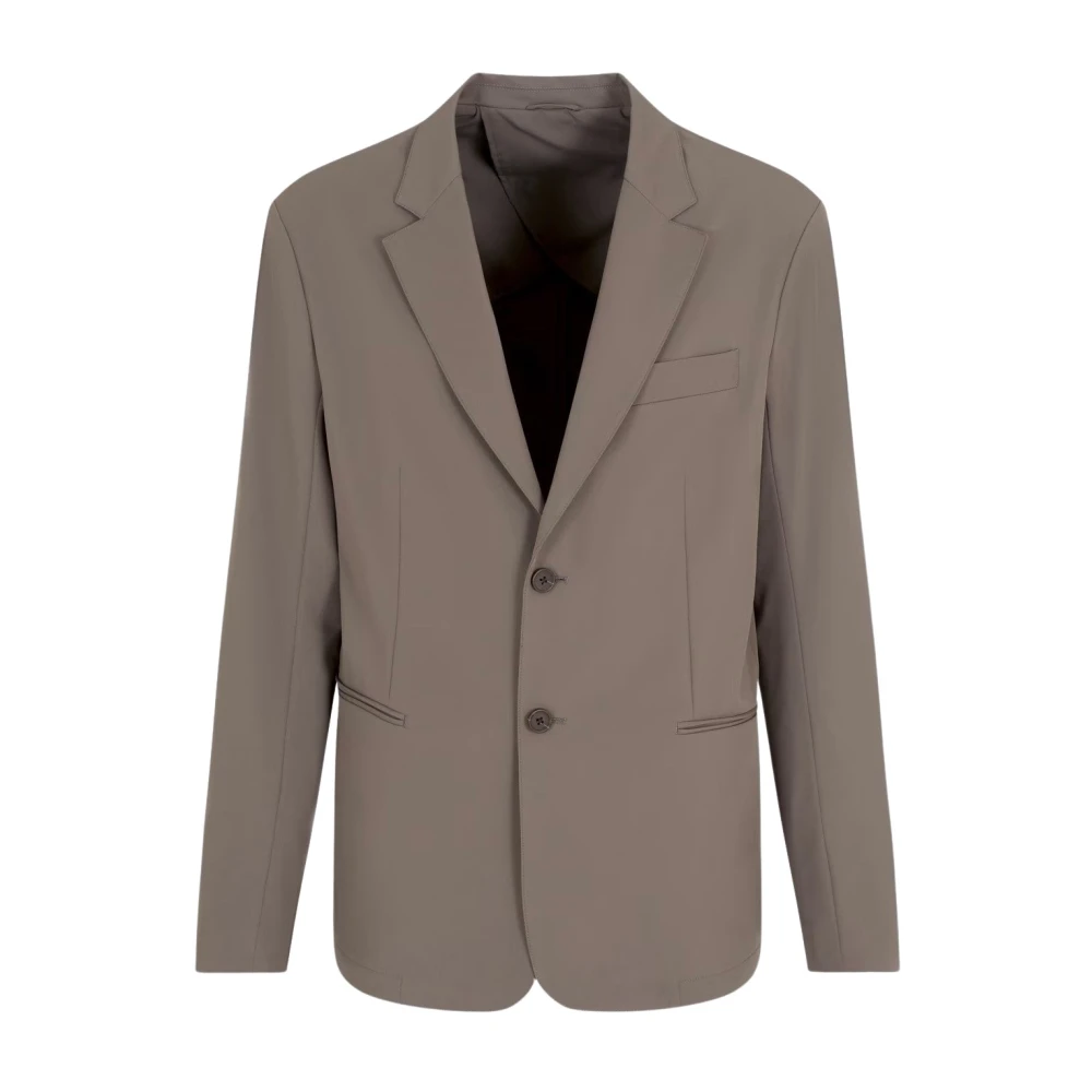 Emporio Armani Klassieke Bruine Blazer voor Mannen Brown Heren