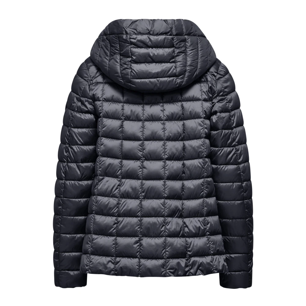 BomBoogie Lichte Nylon Donsjas met Capuchon Blue Dames