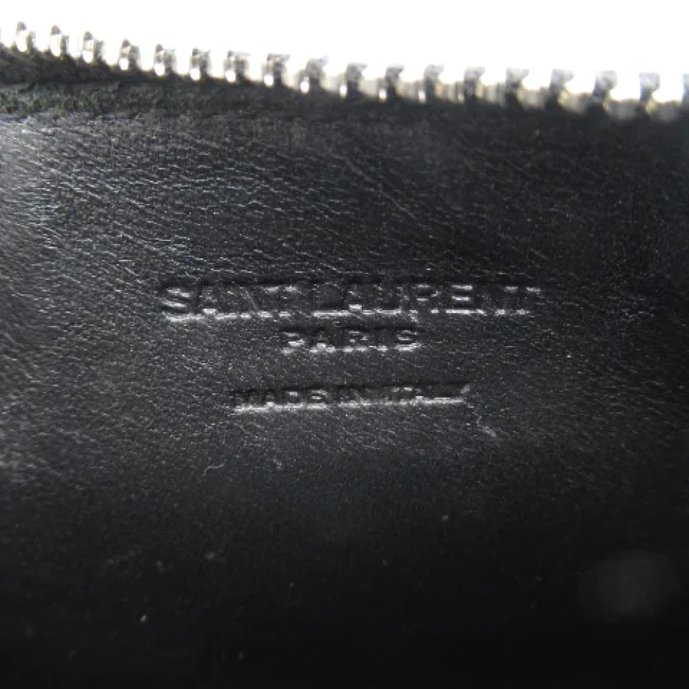 Yves Saint Laurent Vintage Pre-owned Leather wallets Black Heren