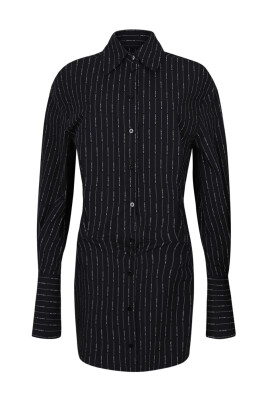 striped-shirt-dress-black-white-cotton