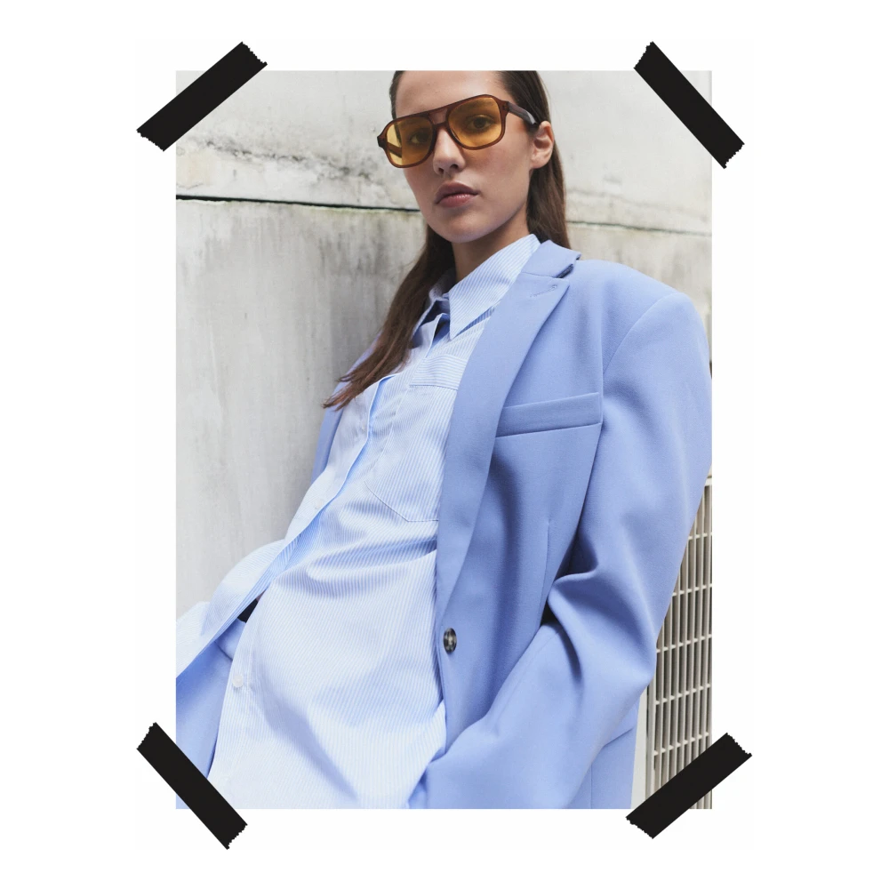 Designers Remix Oversized Blazer Purple Dames