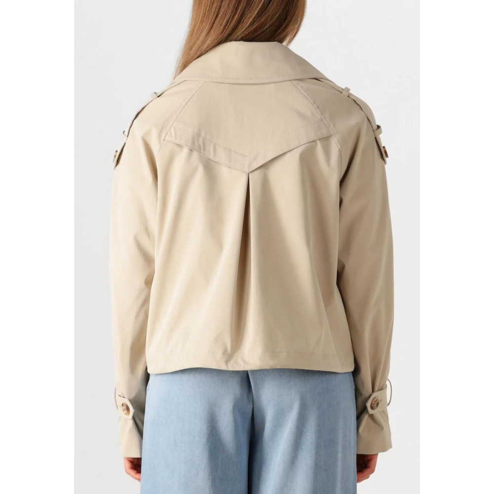 Beaumont Korte Trenchcoat in Beige Dames