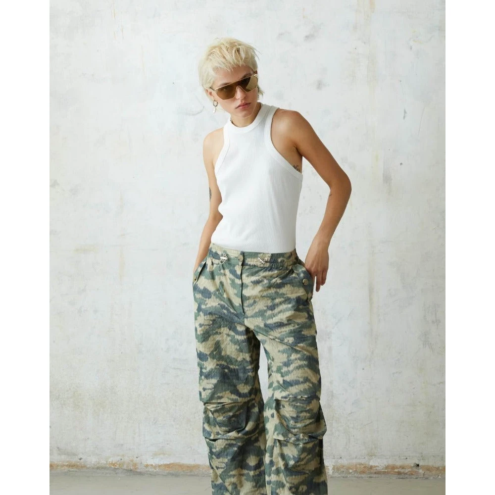 Halfboy America Optic White Tank Top White Dames