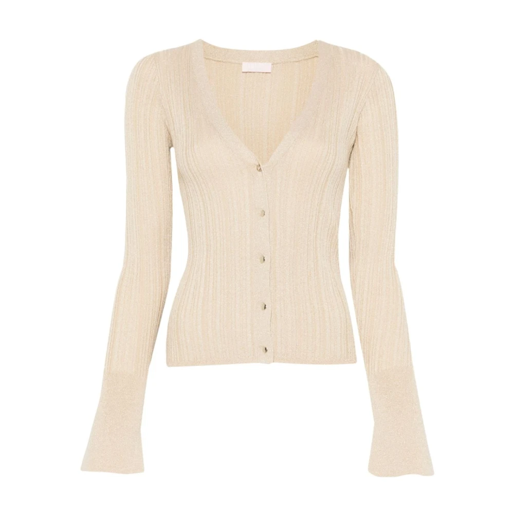 Liu Jo Gouden Sweaters voor Vrouwen Beige Dames
