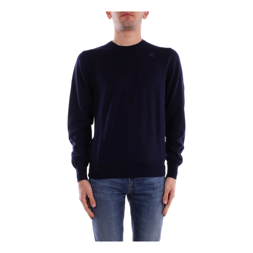 K-Way Uomo Blu Maglie, Xl, New,