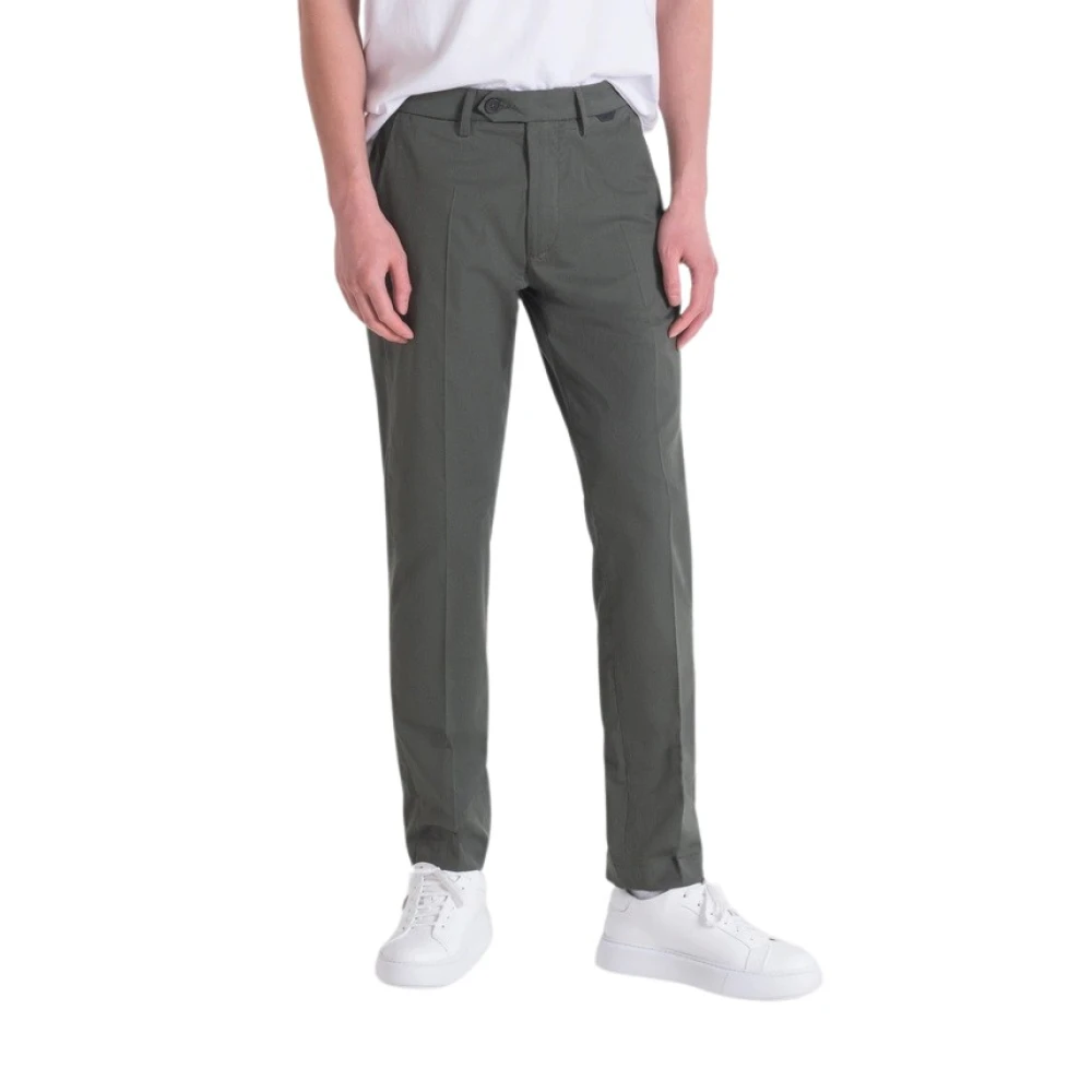 Antony Morato Chino- AM Trousers Mark Slim FIT IN Twill Stretch Gray Heren