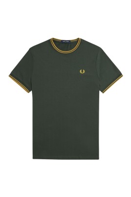 tee-shirt-a-col-cotele-vert-jaune
