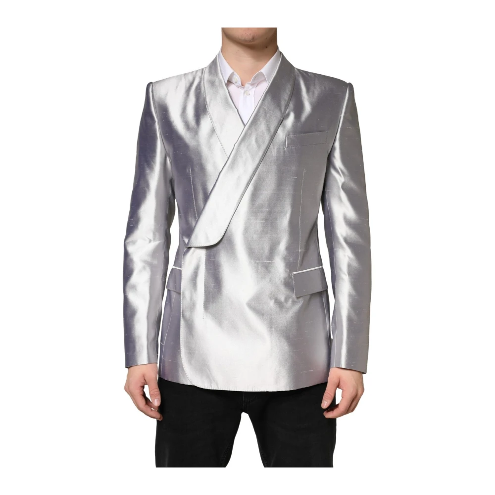 Dolce & Gabbana Uomo Grigio Sicilia Blazer