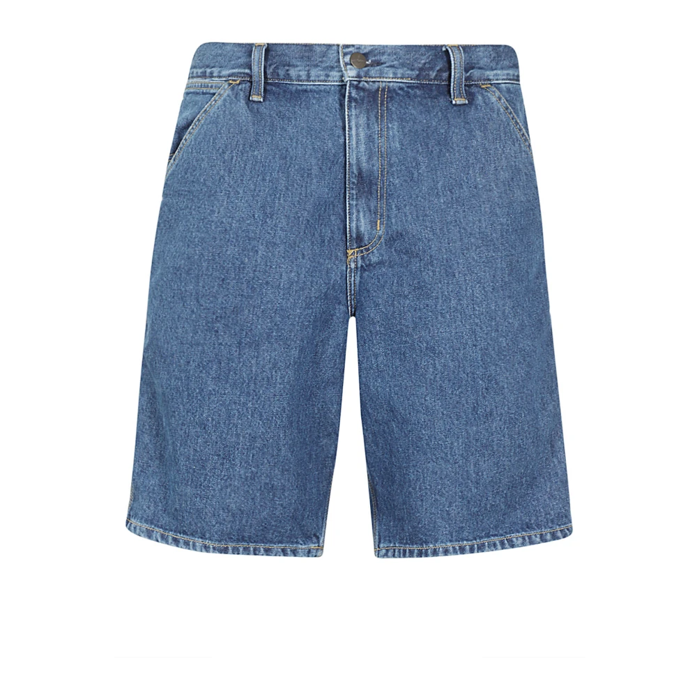 Carhartt Wip Men's Blue Single Knee Short - Denim Shorts - W29 - Shorts