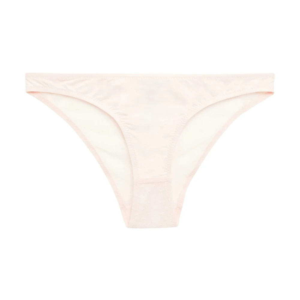 Stella Mccartney Kanten Slip Anabelle Laagbouw Stijl Beige Dames