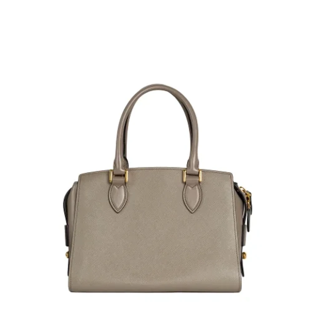 Prada Vintage Pre-owned Leather prada-bags Gray Dames