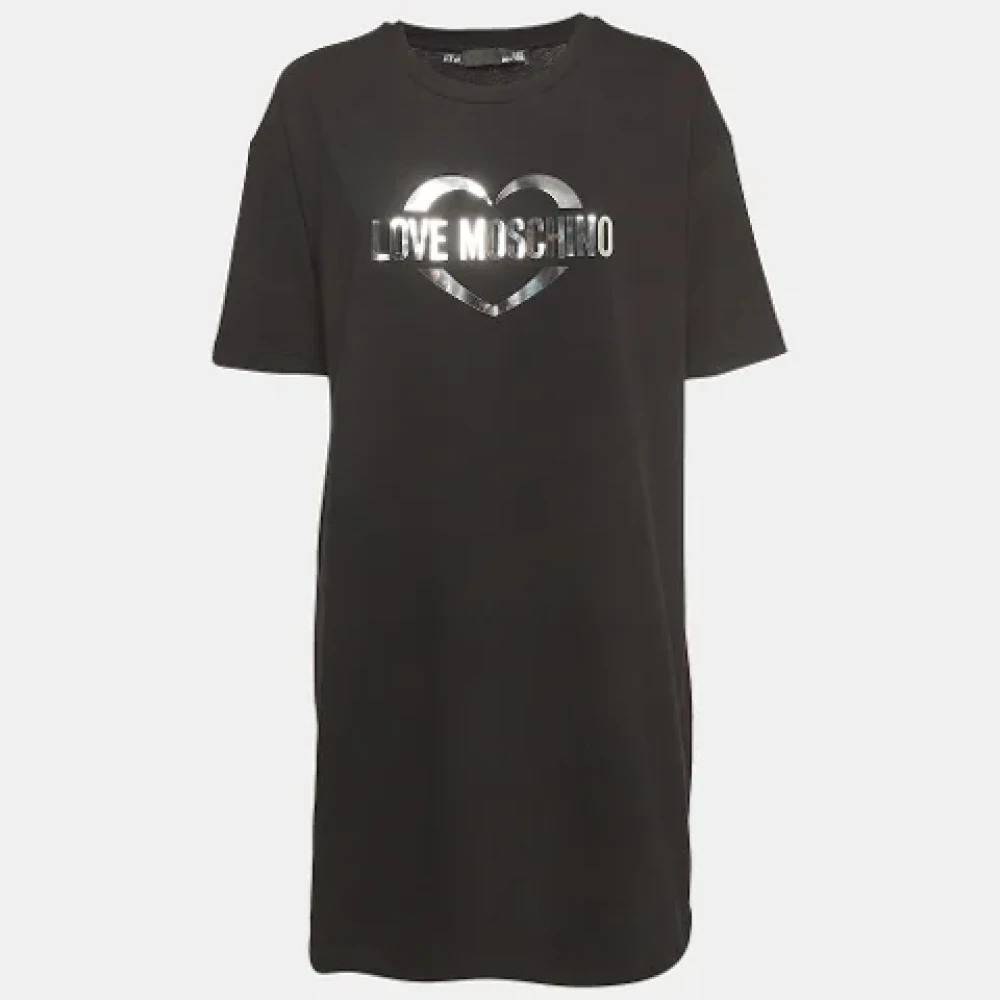 Moschino Pre-Owned Pre-owned Cotton tops Black Dames