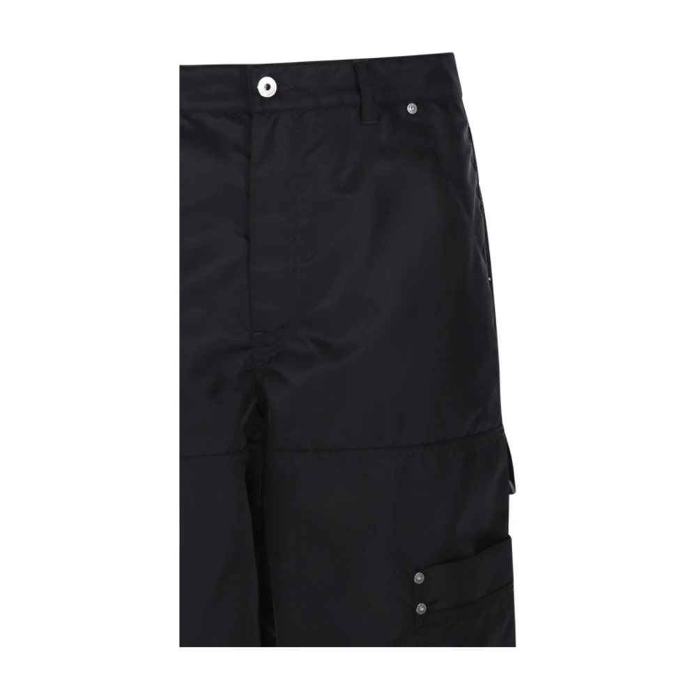 Off White Zwarte Timmerman Broek Black Heren
