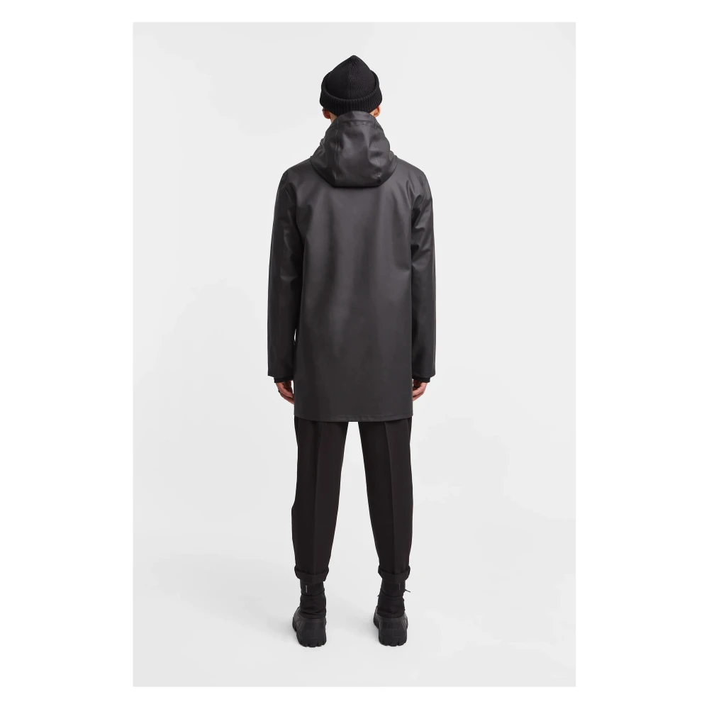 Stutterheim Stijlvolle Lichtgewicht Regenjas Black Heren