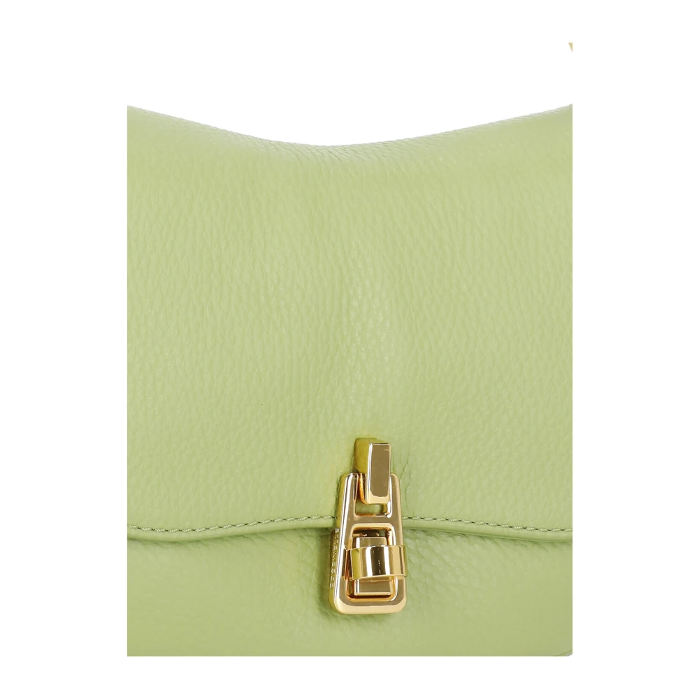 Coccinelle Groene Pebble Leren Dames Tas Green Dames