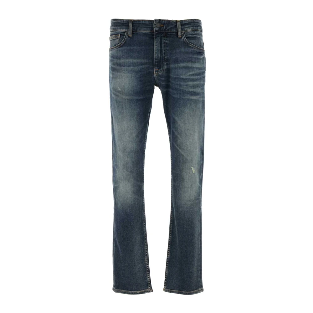 Boss Stretch Denim Jeans Blue Heren