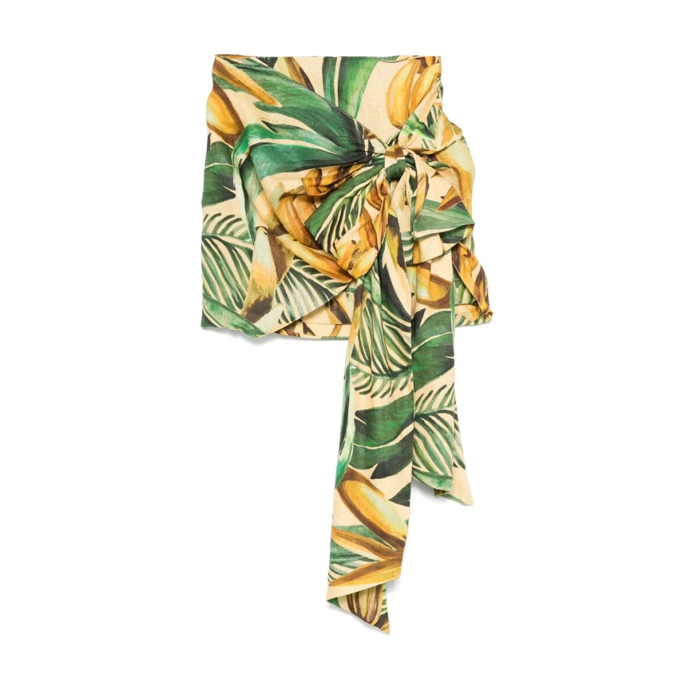 Farm Rio Gele Banaan Rok Multicolor Dames