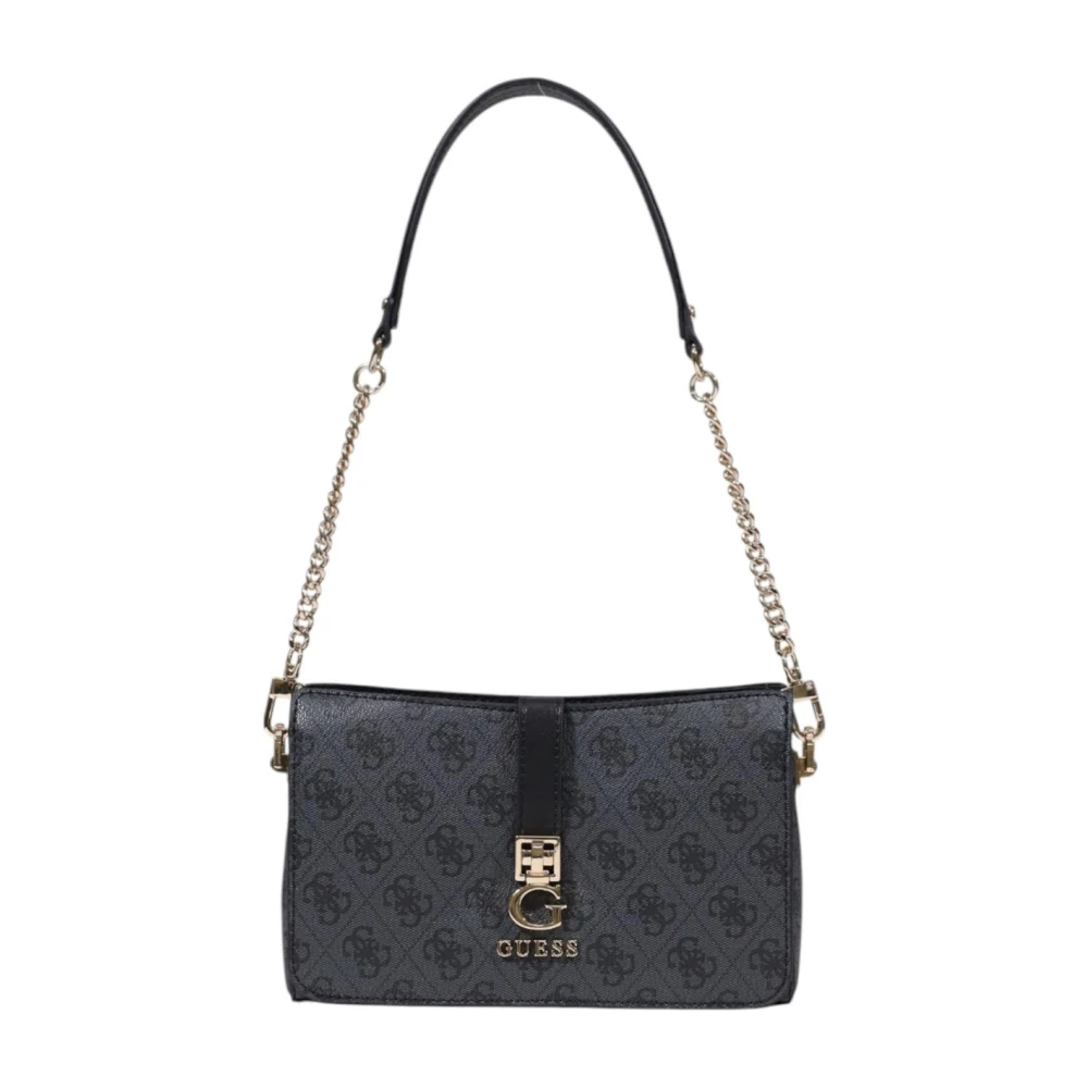 Guess Women's Black Chic Polyurethane Shoulder Bag
