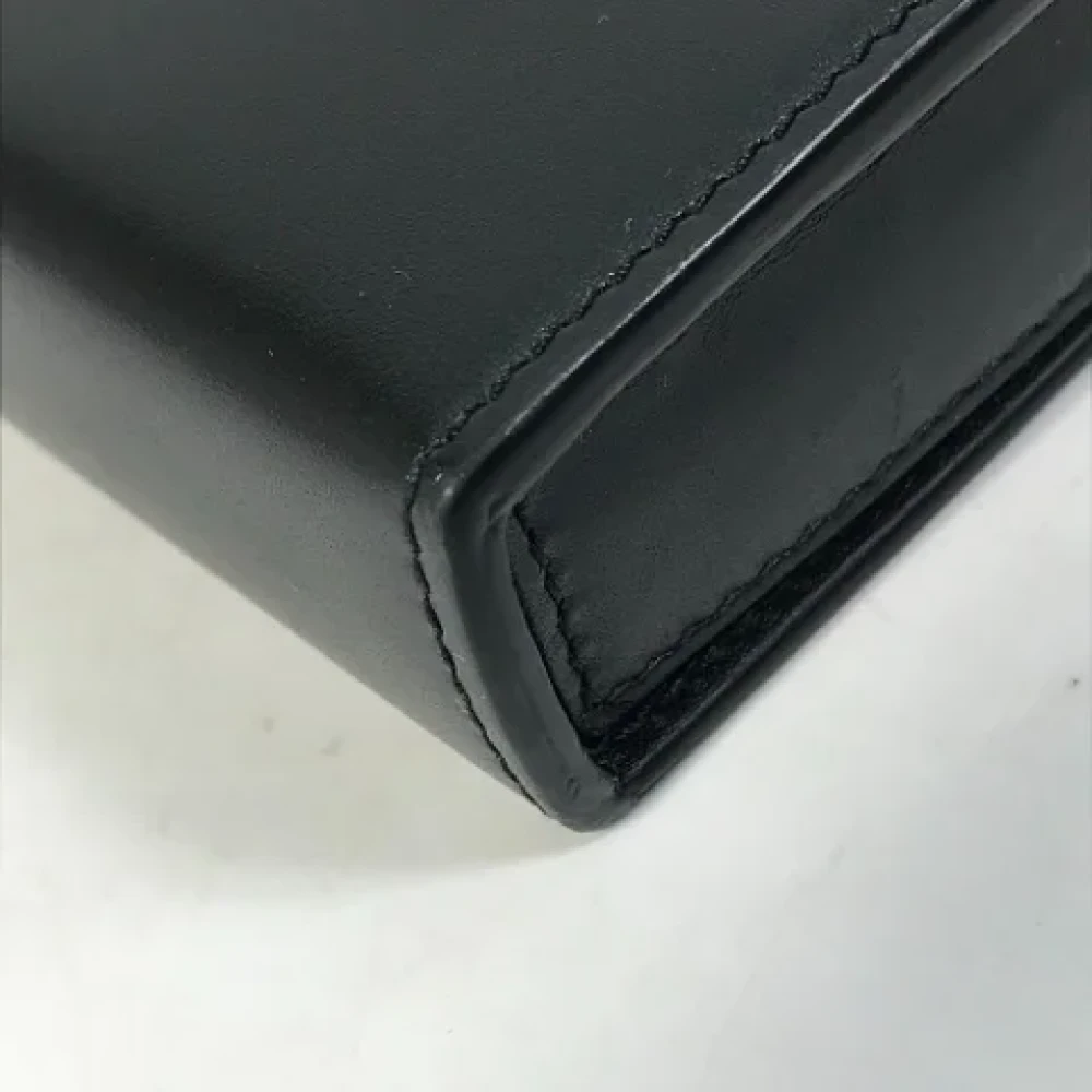 Dior Vintage Pre-owned Leather dior-bags Black Dames