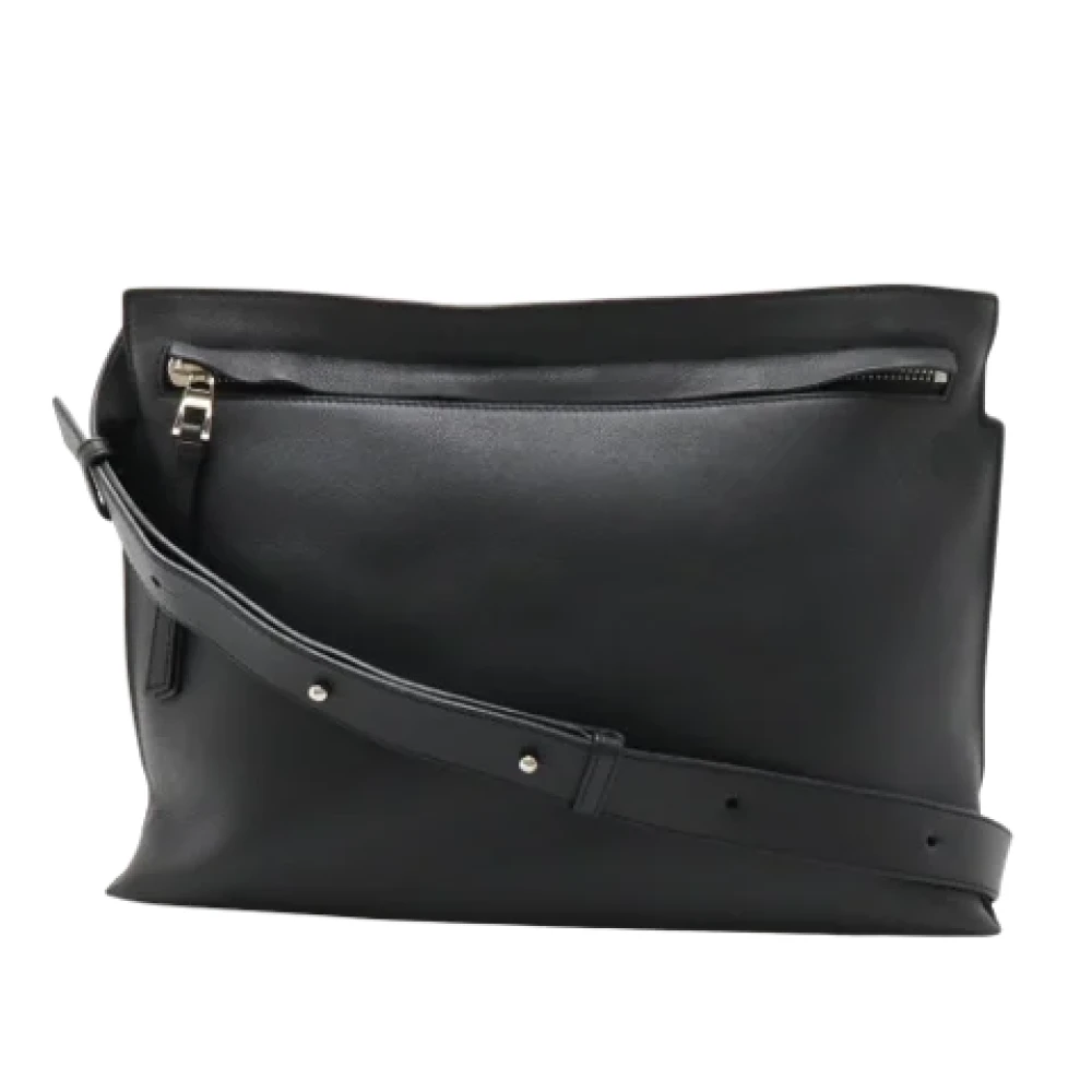 Loewe Pre-owned Leather shoulder-bags Black Dames